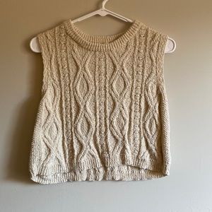 Sweater tank top